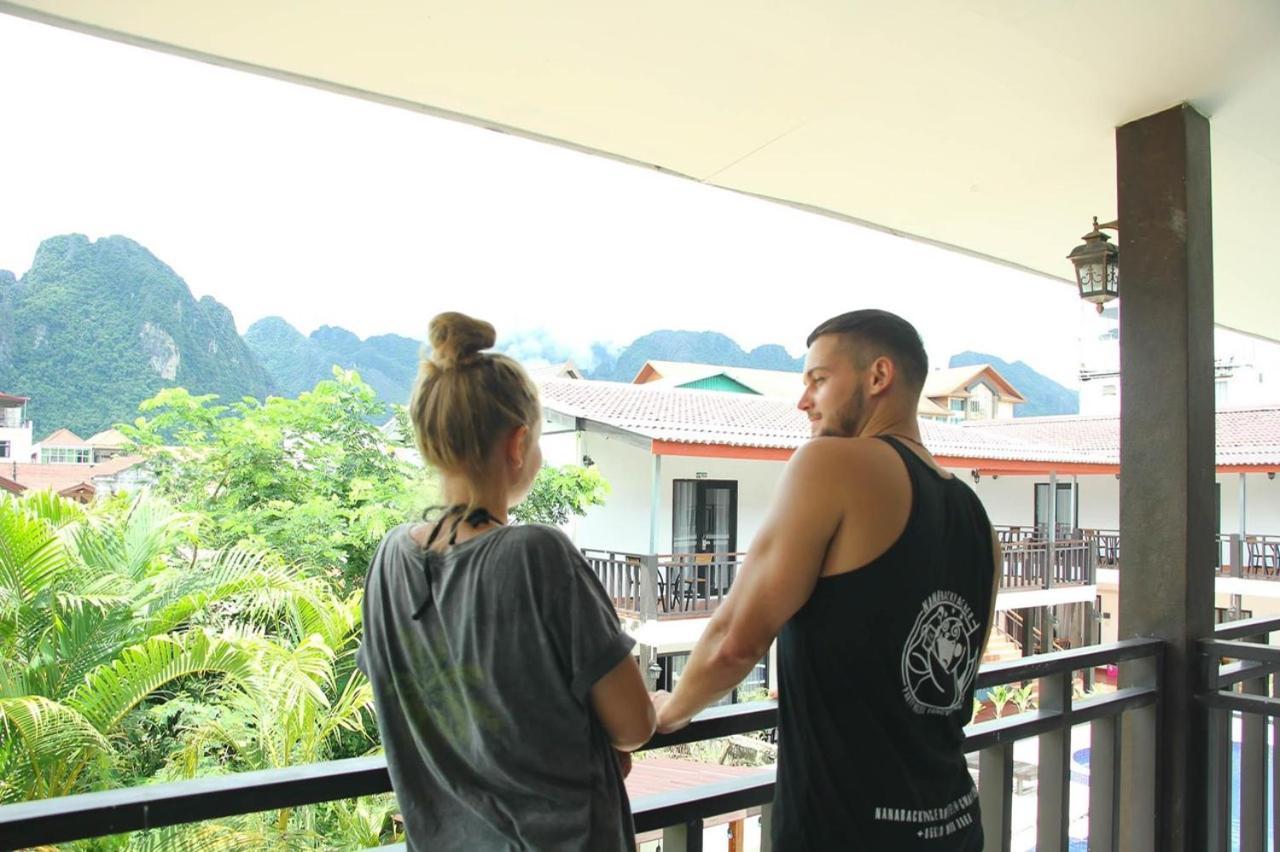 Jasmine Garden Resort Vang Vieng Dış mekan fotoğraf